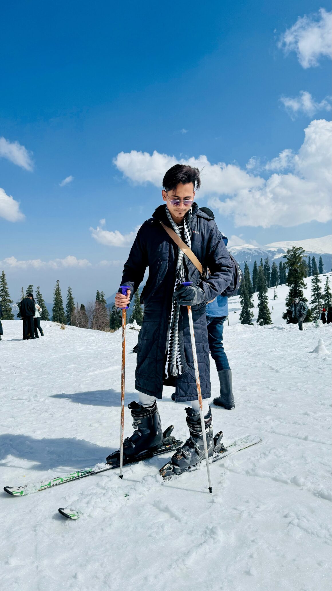 Skiing at Gulmarg, Kashmir