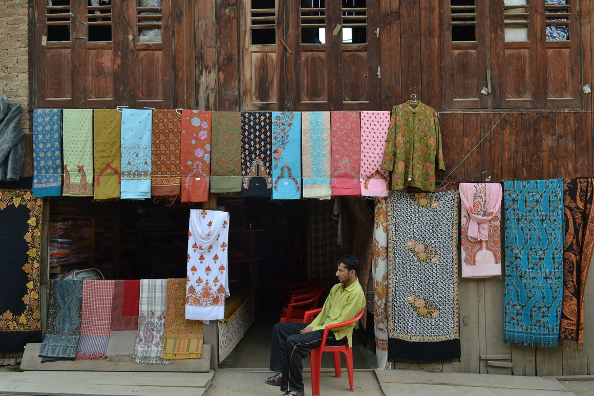 Shopping in Kashmir , india