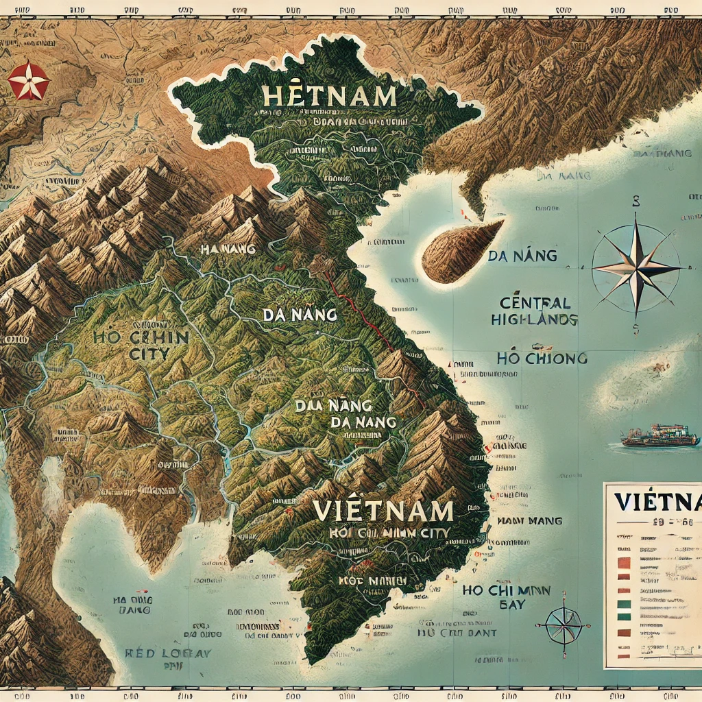 The Vietnam Map | From North to South