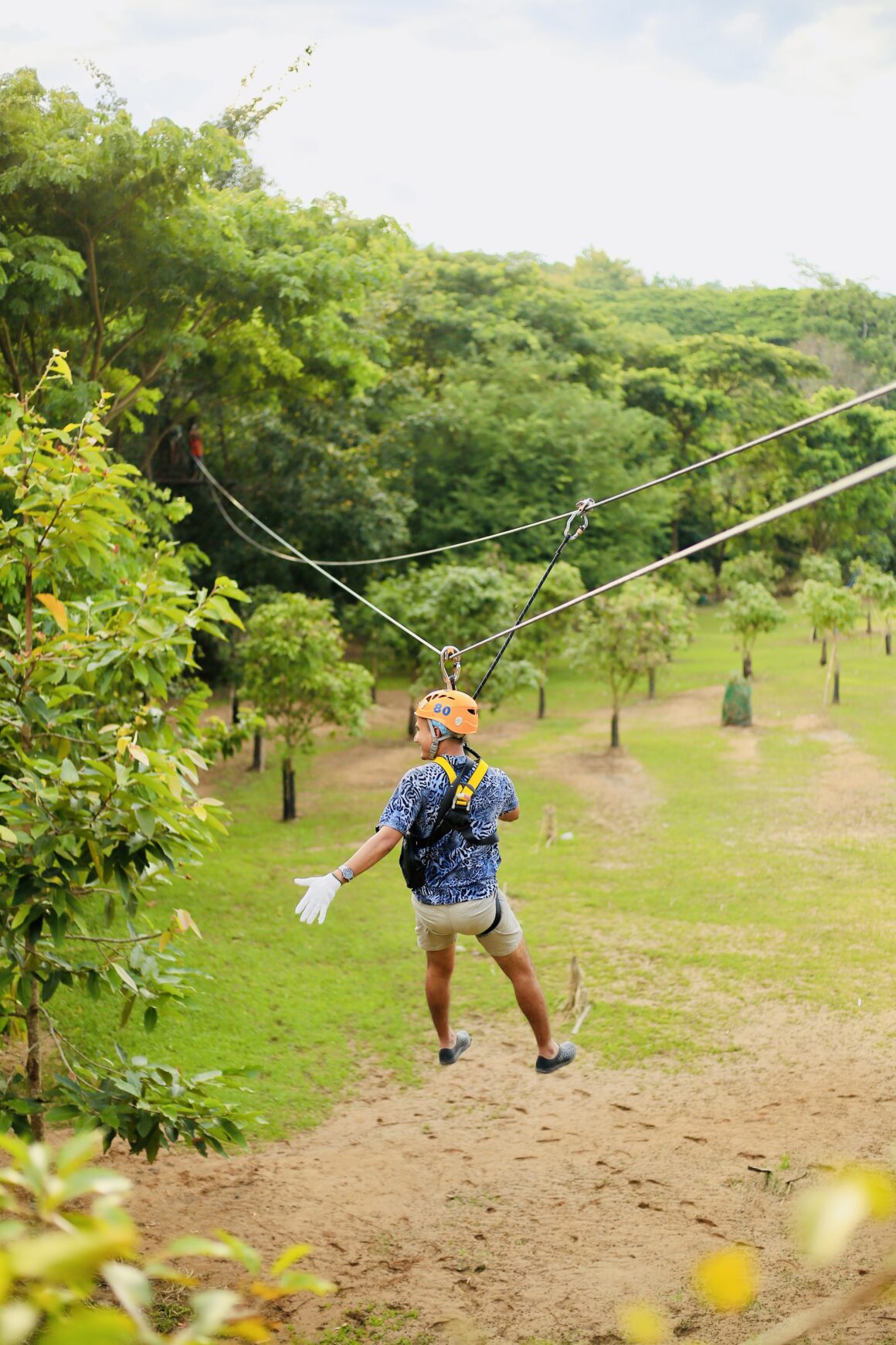 Ziplining at Phoenix Adventure