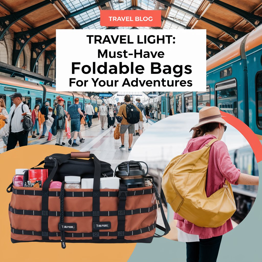 Foldable Travel Bag & Crescent Bag