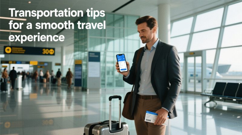 Transportation tips for a smooth travel experience